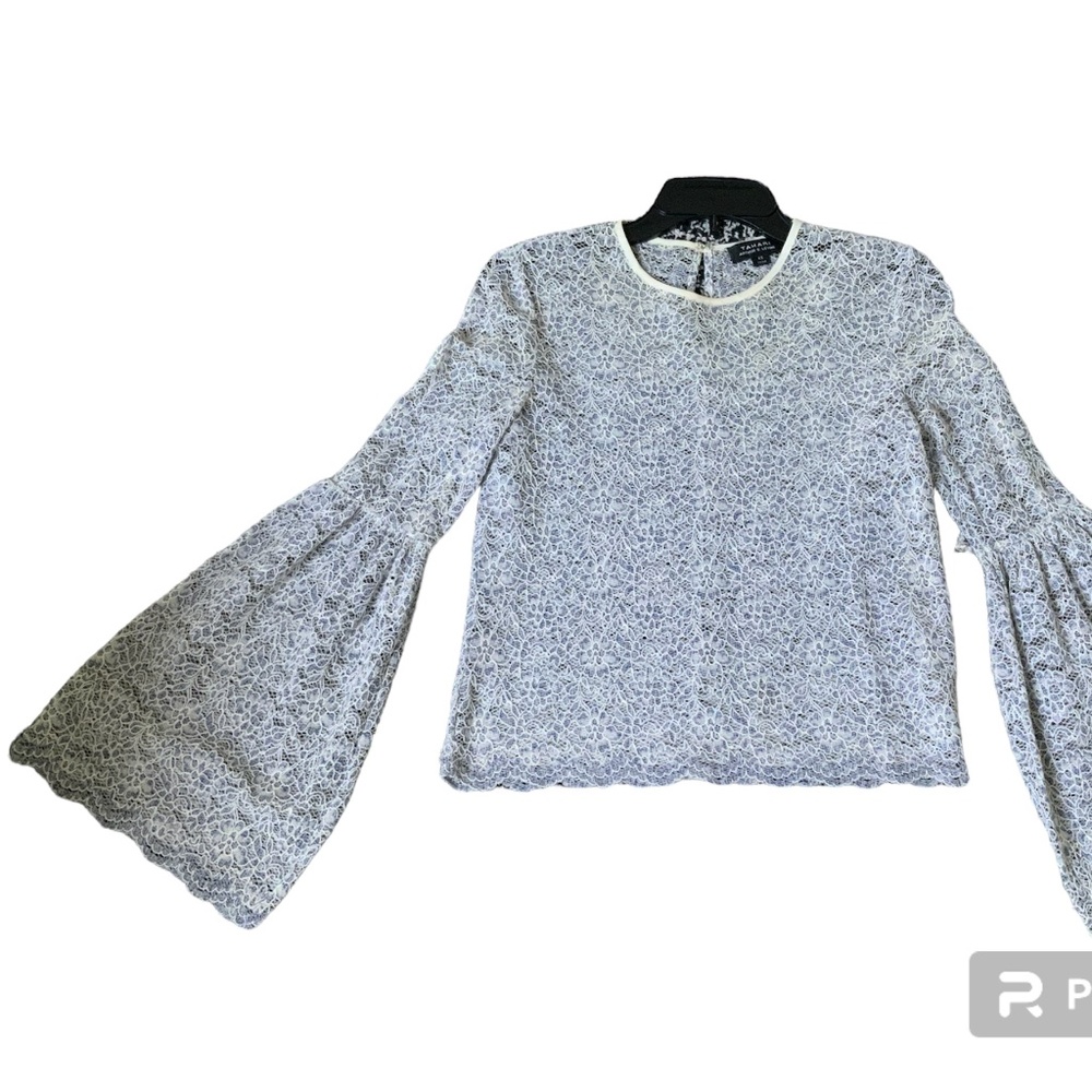 Tamara light blue lace Top